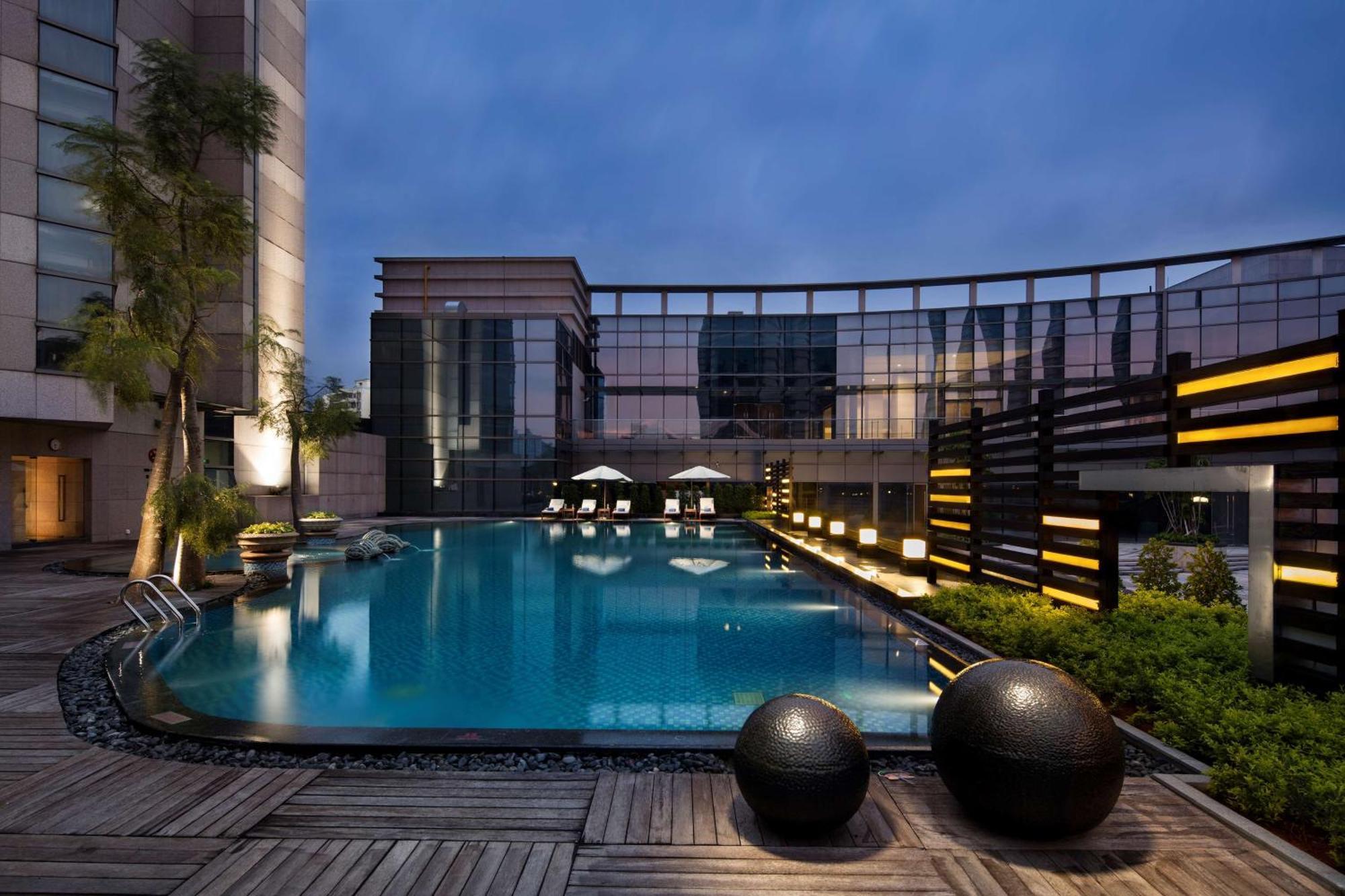 Hilton Xiamen Hotel Exterior foto